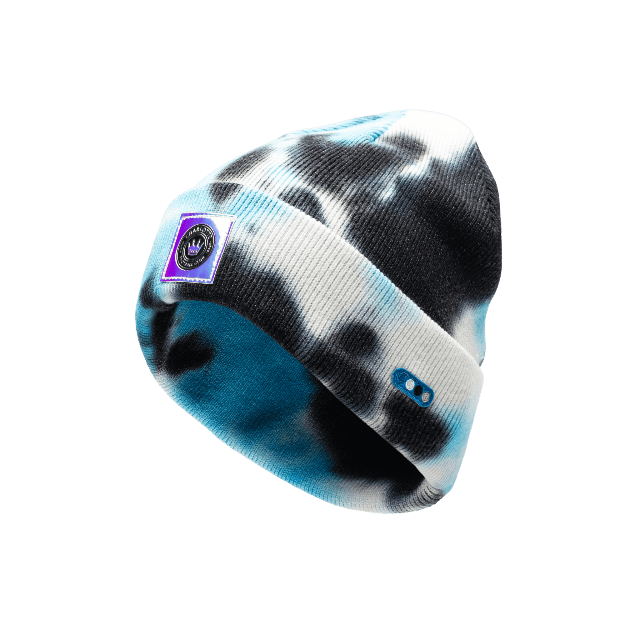 Fan Ink Charlotte FC Psychedelic Beanie - Blue - Best Buy Soccer